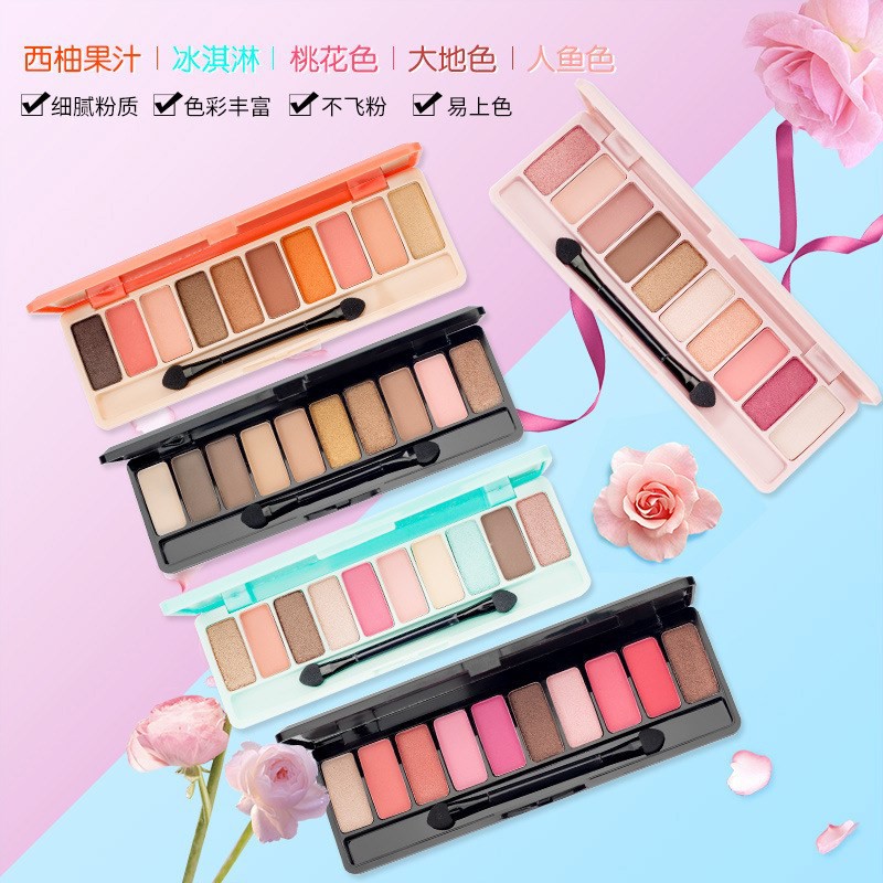 Bảng Phấn Mắt Lameila 10 Màu Play Color Eyes - Sỉ Trộn Màu Bảng