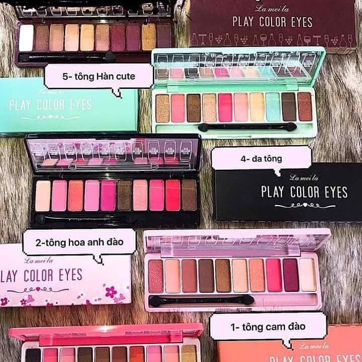 Bảng Phấn Mắt Lameila 10 Màu Play Color Eyes - Sỉ Trộn Màu Bảng