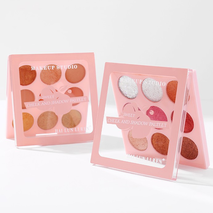 Bảng Phấn Mắt 9 Ô SWEET CHEEK AND SHADOW PALTEET HR-7123 - Bảng 9 Ô MÃ 