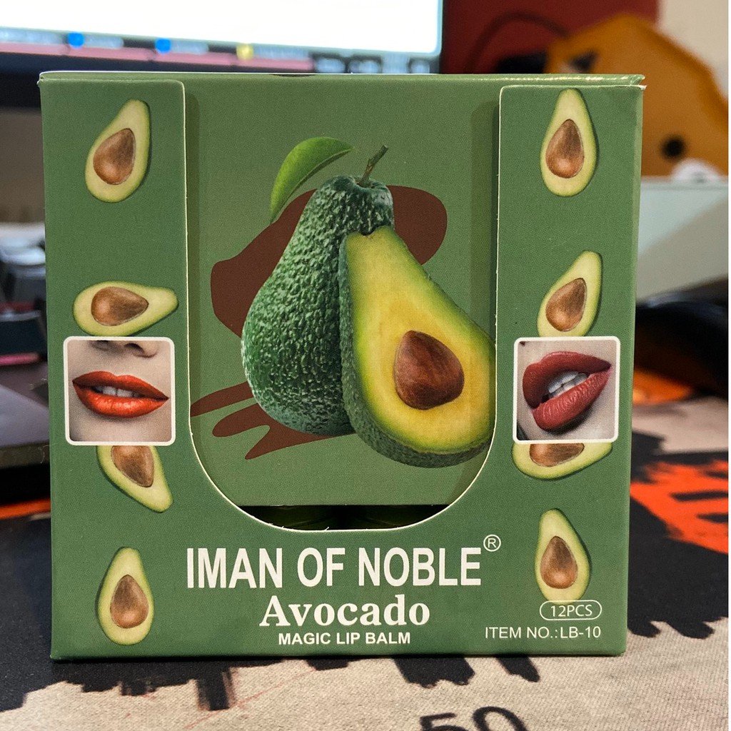 Son Dưỡng Môi Trái Bơ Màu Hồng Tự Nhiên Avocado Magic Lip Balm - Son Dưỡng Bơ