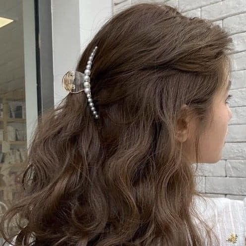 Set 7 Kẹp Tóc Ngoạm Hot Hit - Kẹp Tóc Ngọc Trai Nhân Tạo Kiểu Kẹp Ngoạm - Set 7 Ngọc Trai