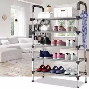 Kệ để giày inox 5 tầng cao cấp - Giao Màu Ngẫu Nhiên