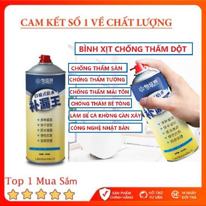 Xịt Chống Thấm Đa Năng Bảo Vệ Nhà Bạn Khỏi Ngấm Nước - Xịt chống thấm