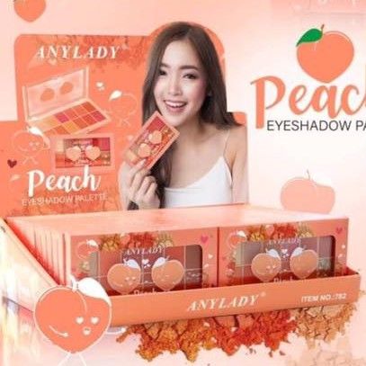 PHẤN MẮT 12 Ô QUẢ ĐÀO ANYLADY MÃ NO:782 - 12 ô quả Đào NO782