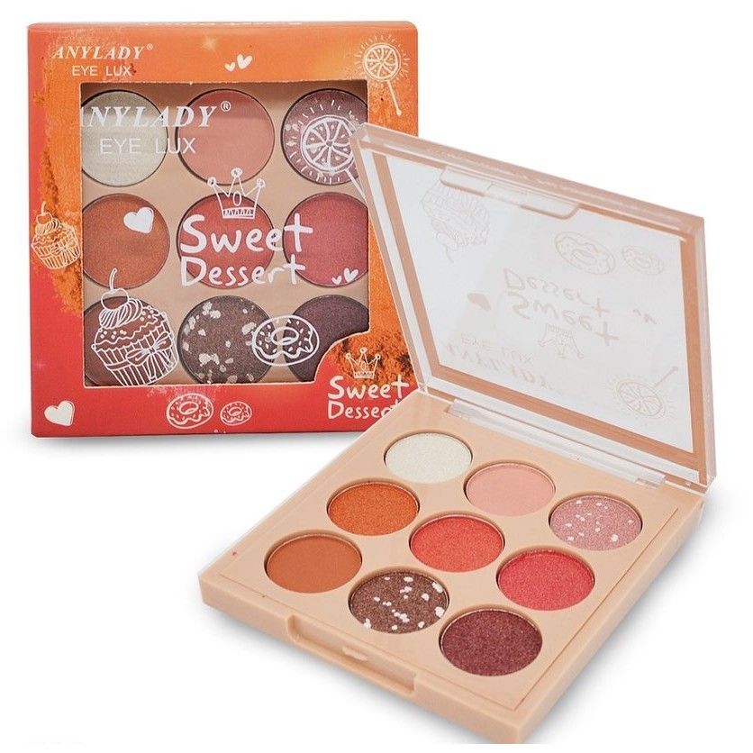 PHẤN MẮT 9 Ô ANYLADY SWEET DESSERT VƯƠNG MIỆN MÃ NO:760 - 9 ô NO:760