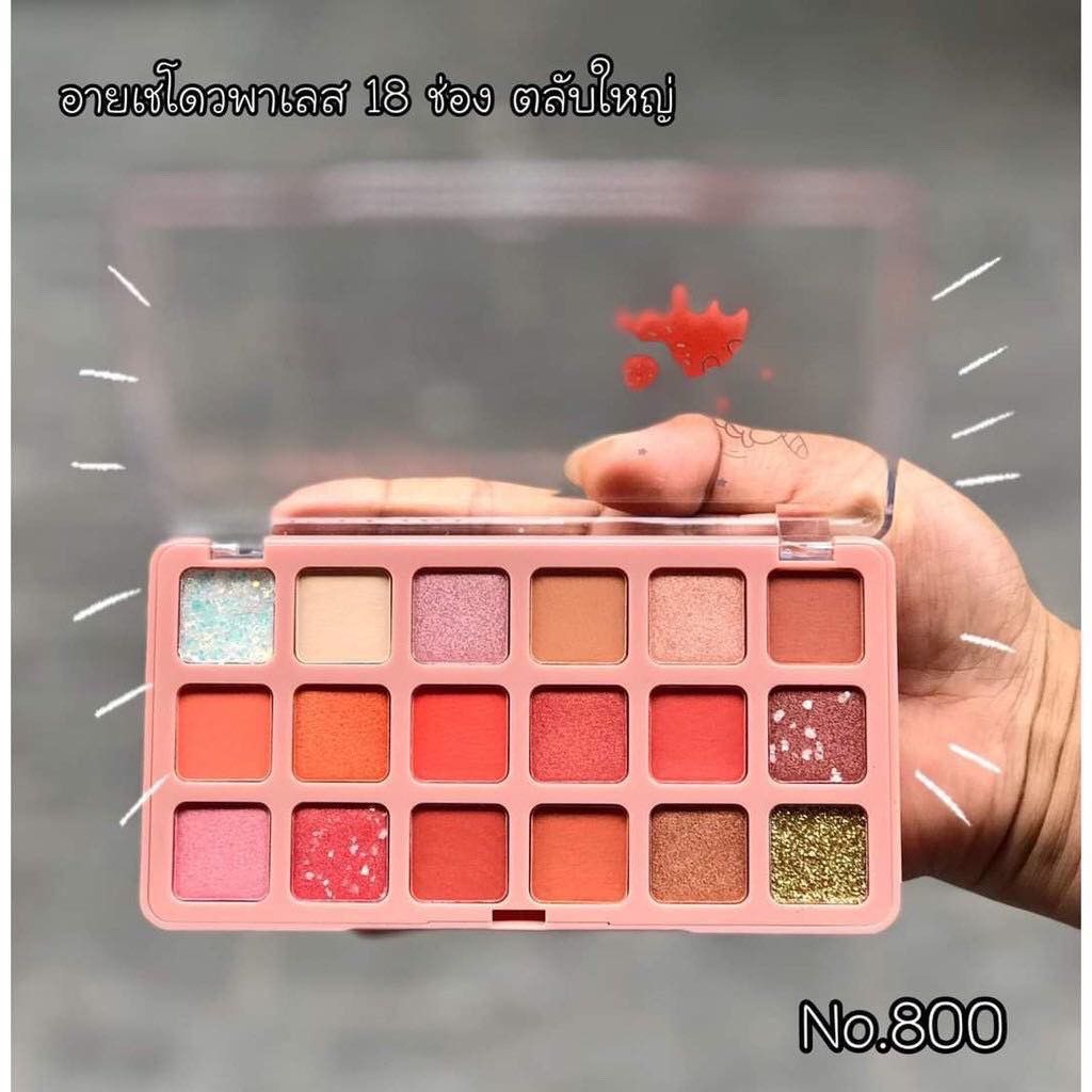 PHẤN MẮT 18 Ô ANYLADY UNICORN LOVES SWEETS MÃ NO:800 - 18 Ô NO:800
