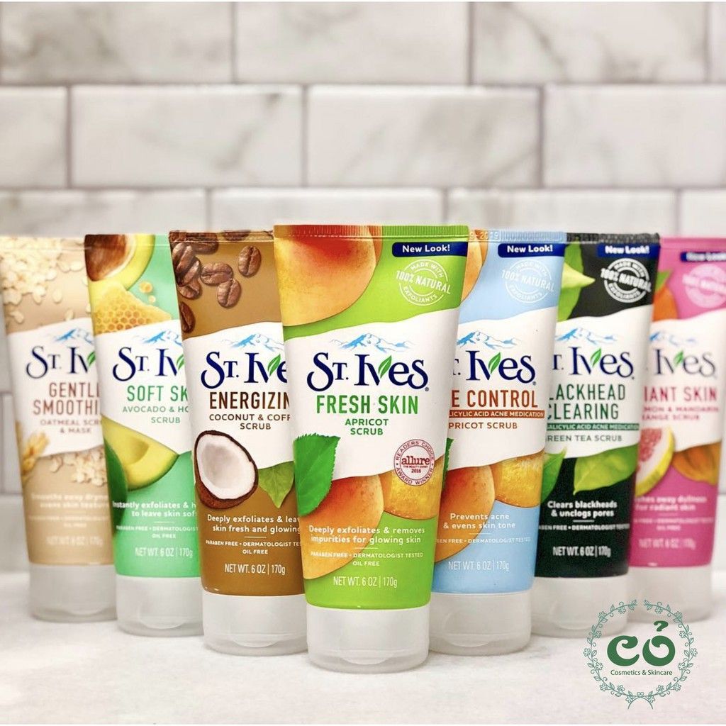 Sữa Rửa Mặt Tẩy Tế Bào Chết St.Ives - Trộn Vị Ngẫu Nhiên