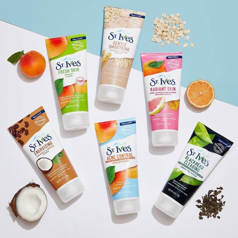 Sữa Rửa Mặt Tẩy Tế Bào Chết St.Ives - Trộn Vị Ngẫu Nhiên