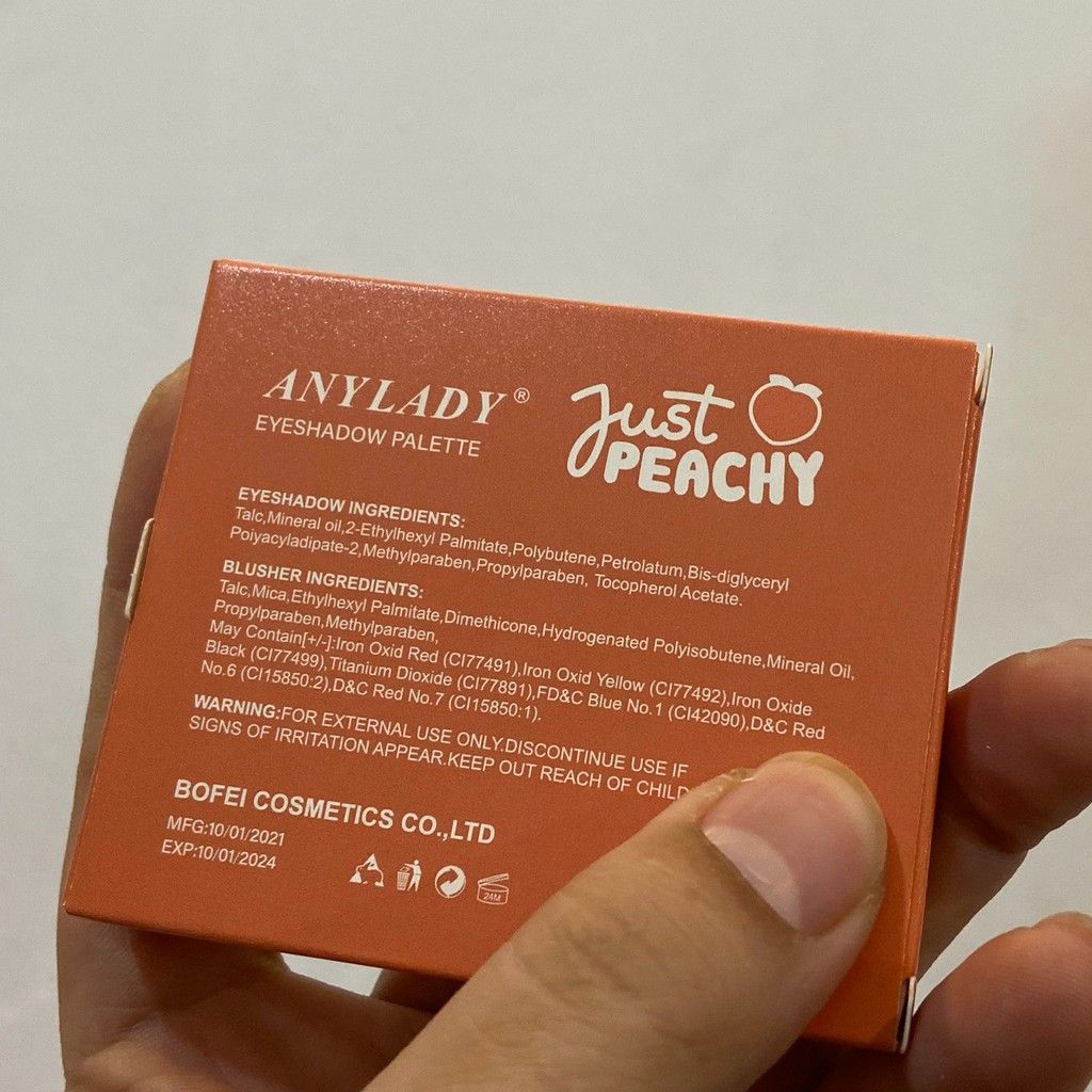 Phấn Mắt 5 Ô Just Peachy ANYLADY Mã NO.834 - ANYLADY NO.834
