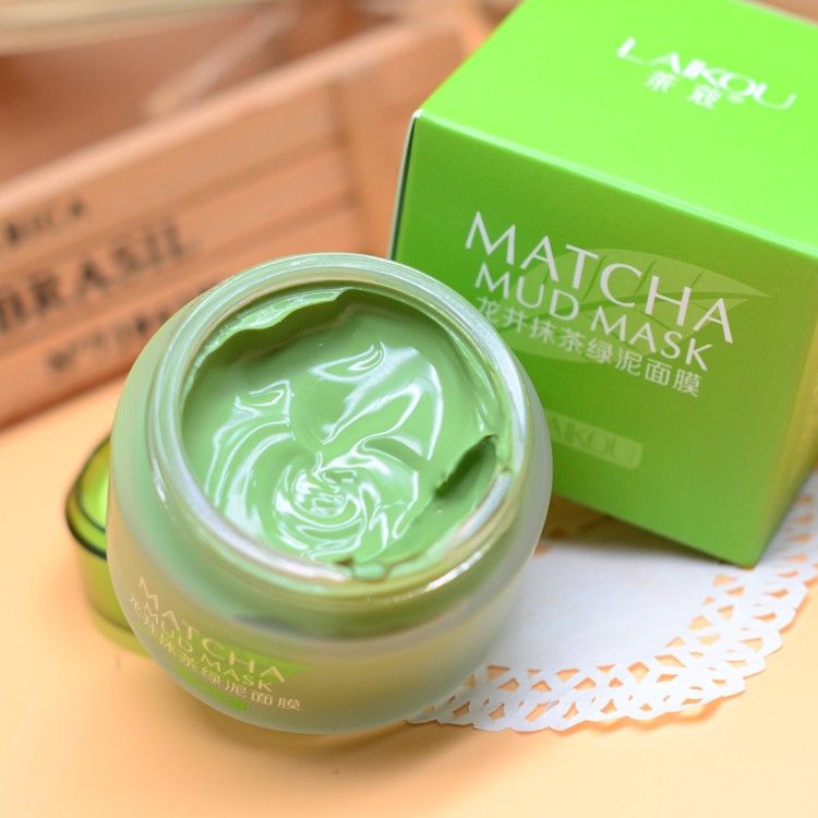 Mặt Nạ Trà Xanh MATCHA LAIKOU Dạng Hũ 85G - TRÀ XANH LAIKOU HŨ