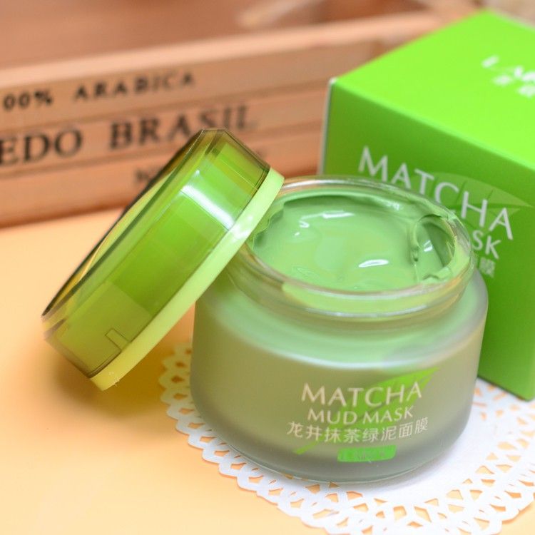 Mặt Nạ Trà Xanh MATCHA LAIKOU Dạng Hũ 85G - TRÀ XANH LAIKOU HŨ