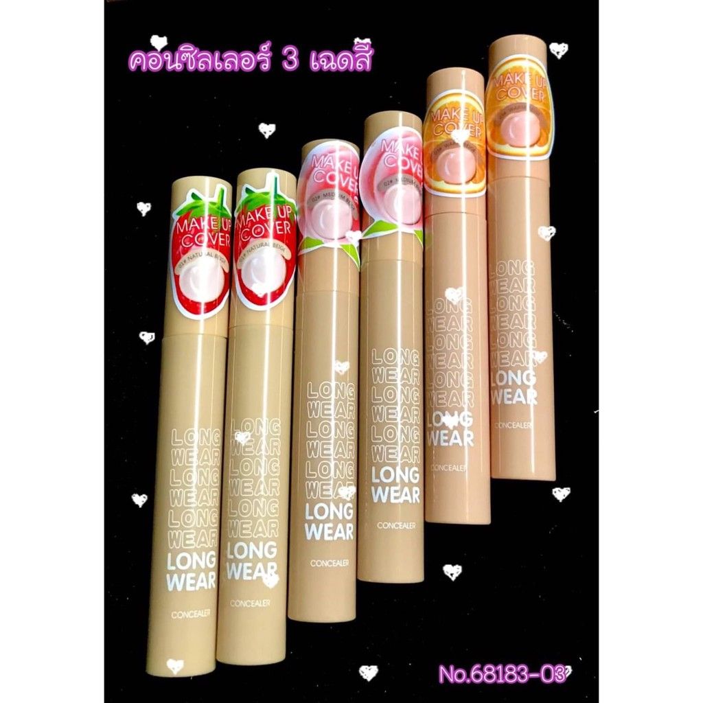Kem Nền Che Khuyết Điểm KissBeauty Concealer Long Wear Vị Trái Cây - Kem Che Khuyết Điểm Kiss Bèauty Mã 68183-03 - KissBèauty 68183-03