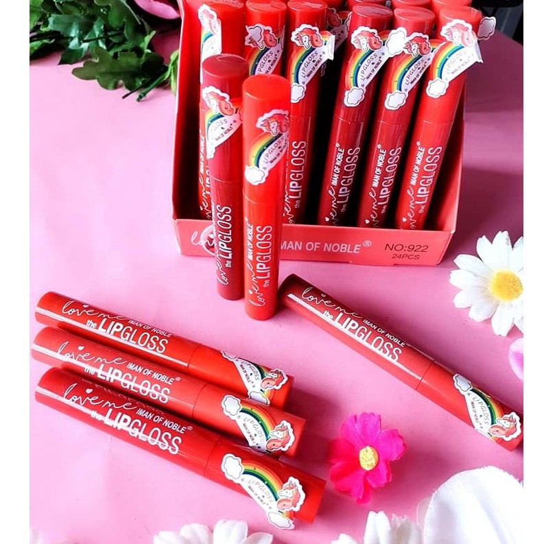 Son Kem Lì Tone Cam Đào Love Me IMAN OF NOBLE LIPGLOSS NO.922 - son IMAN NO.922