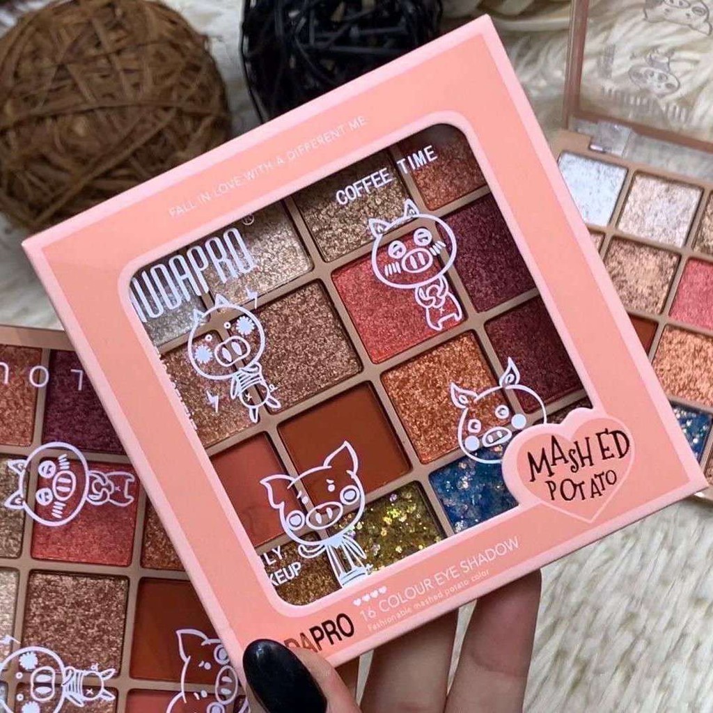 Bảng Mắt 16 Ô HUDAPRO MASHED POTATO SIÊU CUTE - HUDAPRO 16 Ô