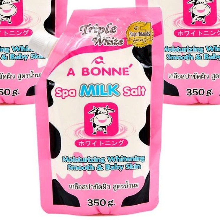 Muối Tắm Sữa Bò ABonne Tẩy Da Chết Body Spa Milk Salt Thái Lan - Muối Tắm Sữa Bò