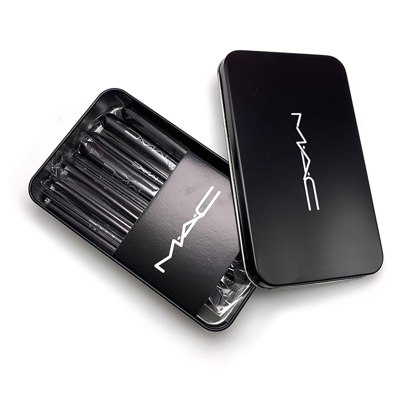 Bộ Cọ Trang Điểm 12 Cây HUDABEAUTY MAC Hộp Đen
