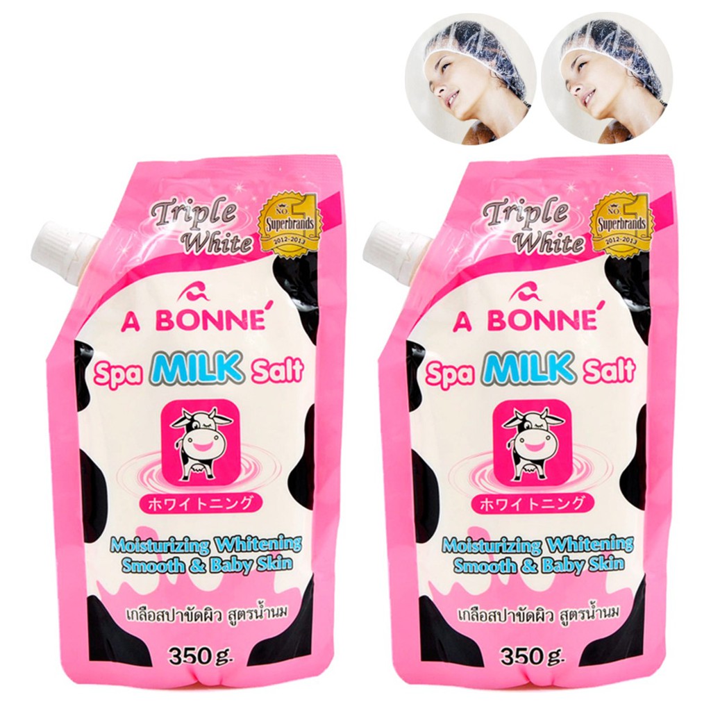 Muối Tắm Sữa Bò ABonne Tẩy Da Chết Body Spa Milk Salt Thái Lan - Muối Tắm Sữa Bò