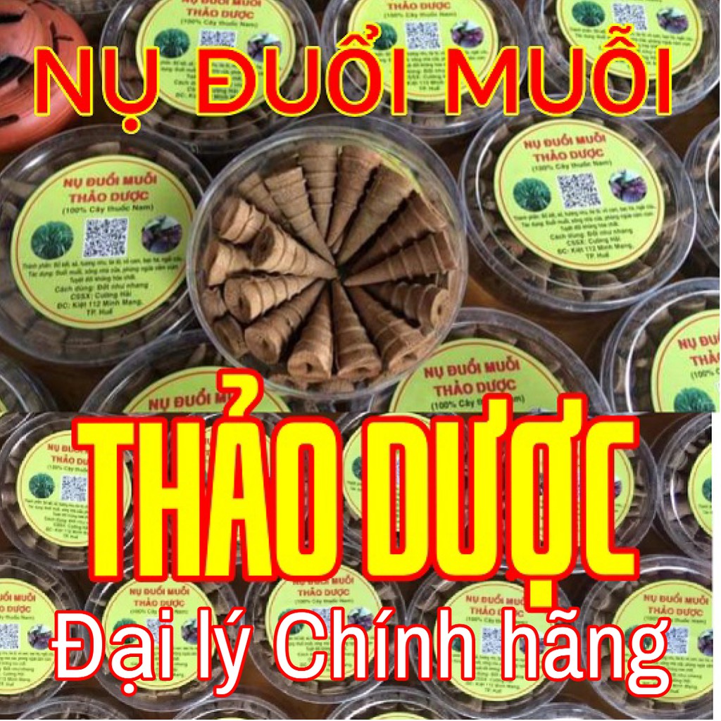 Nụ Đuổi Muỗi Thảo Dược Có Giấy Chứng Nhận ( Nhang Nụ Bồ Kết Chanh Sả ) - Nụ Đuổi Muỗi