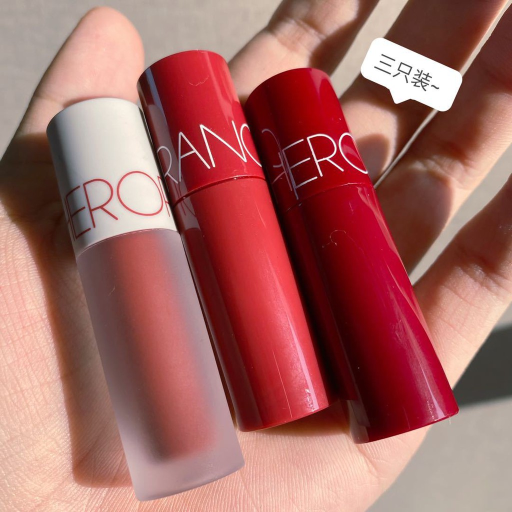 Set Son Kem Lì HERORANGE BEST TINT COOL & WARM 2 Tone Màu Ấm Lạnh Siêu Hot - BEST WARM TINT