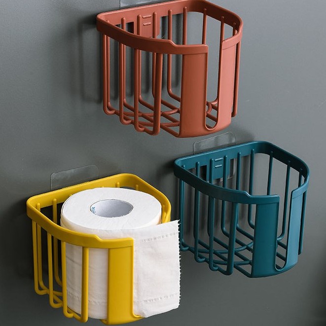 Giỏ Đựng Giấy Vệ Sinh Dán Tường WC - Giỏ Đựng Giấy Vệ Sih