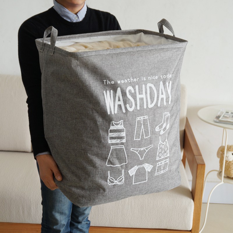 Túi Đựng Đồ Có Dây Rút Loại Lớn WASHDAY 40x50x80cm Dung Tích 100L - Giao Màu Ngẫu Nhiên