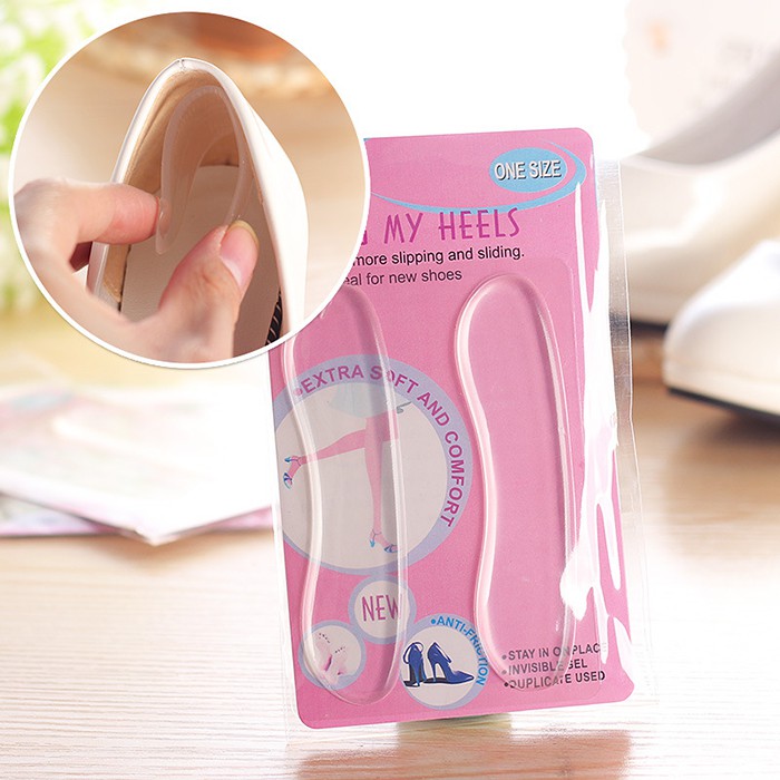Set 2 Miếng Dán Gót Giày Silicon Chống Đau Chân Hug My Heels - Set Dán Gót