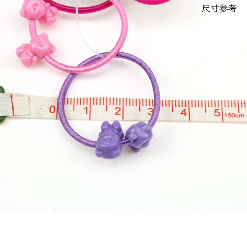 Set 50 Chun Buộc Tóc Cho Bé Nhiều Hình Cực Cute - Set 50 Chun Bé Gái