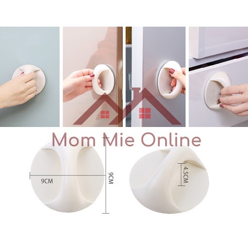 Tay Nắm Kéo Cửa Bằng Nhựa Dán,Kéo Cửa,Kéo Ngăn Tủ,Hộc Bàn - Tay Nắm Dán Cửa