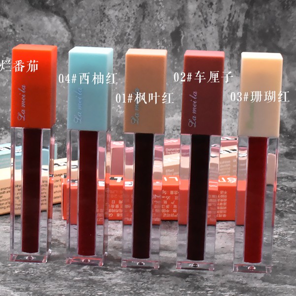 Son Kem Tint Lì Lameila SATIN MATTE VELVET MÃ NO.1028 - Mã Trộn