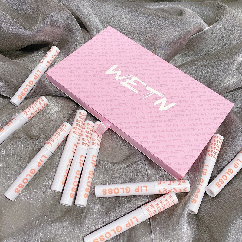 Set 10 Son Kem Lì WETN Hộp Siêu Cute - set 10 son WETN