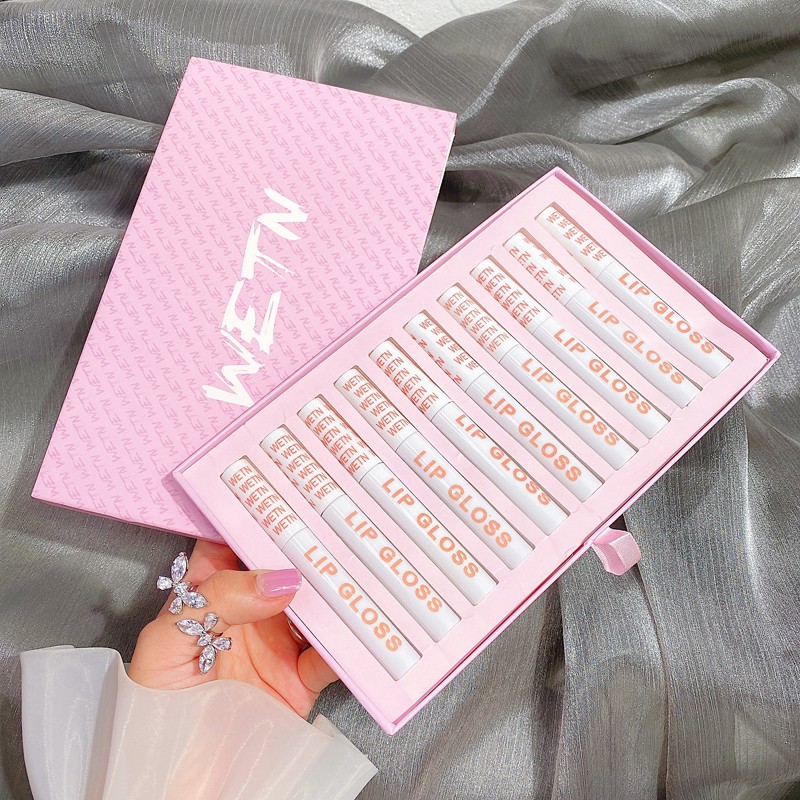 Set 10 Son Kem Lì WETN Hộp Siêu Cute - set 10 son WETN