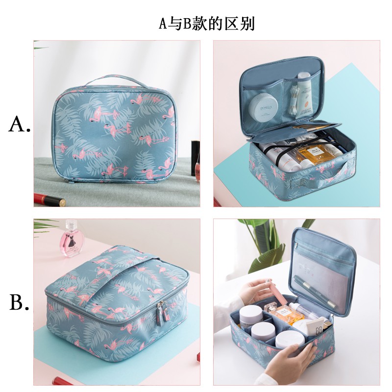 Túi Cốp Đựng Mỹ Phẩm Nhiều Ngăn Chống Nước - Họa Tiết Siêu Đẹp ( Giao Họa Tiết Ngẫu Nhiên ) - Họa Tiết Ngẫu Nhiên