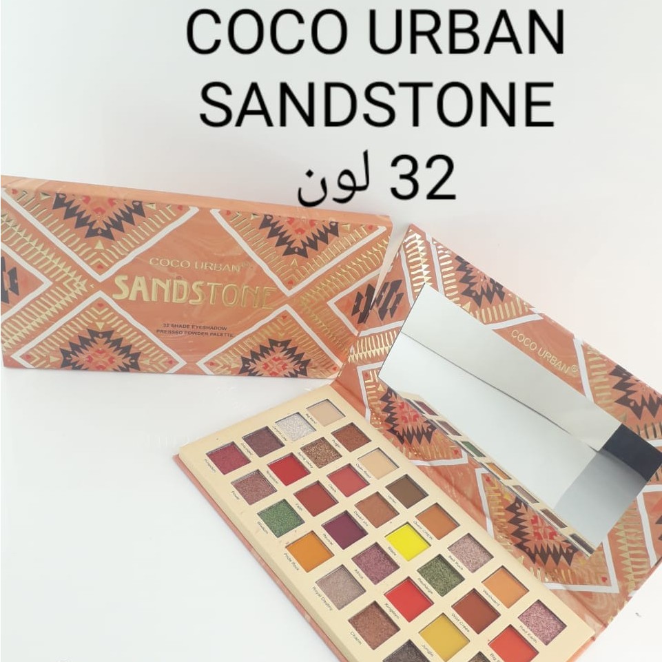 Phấn Mắt 32 Ô Sa Thạch COCO URBAN SANDSTONE - 32 MÀU NHŨ VÀ LÌ NO.5011 - SANDSTONE 5011