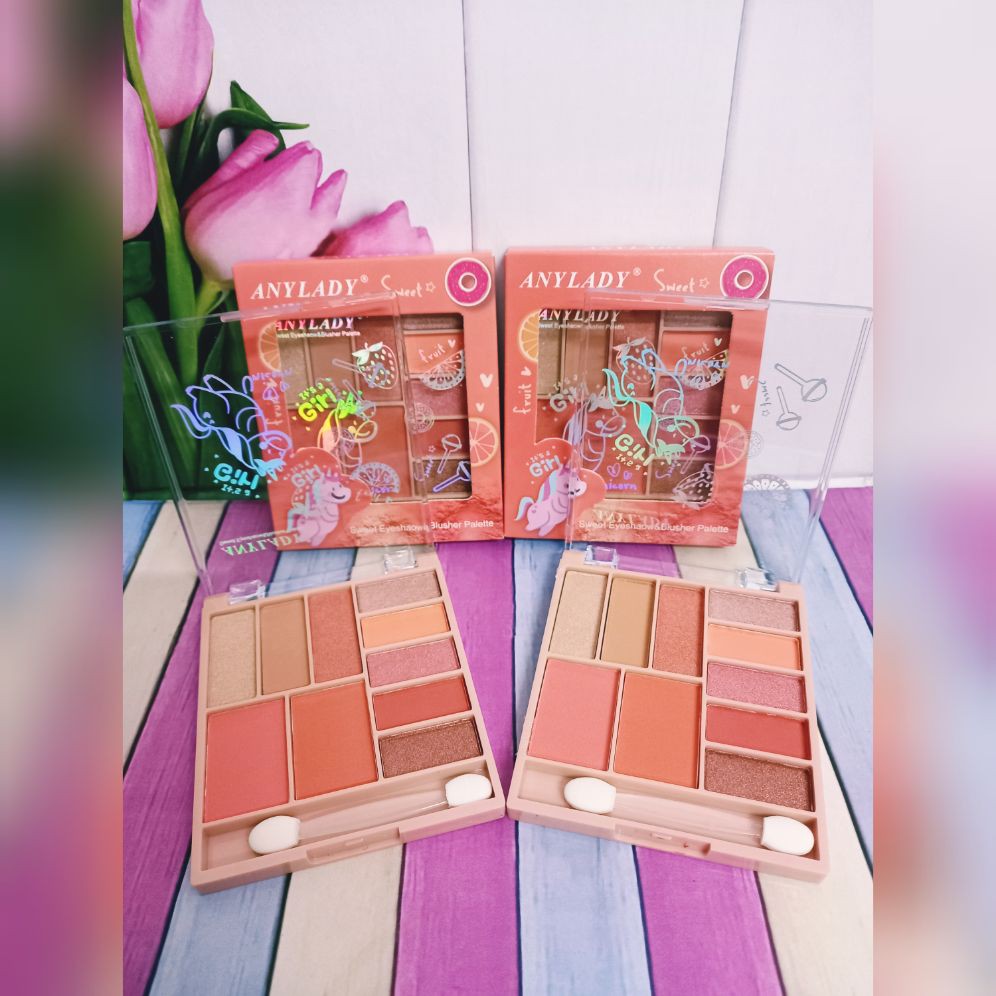 Bảng Phấn Mắt Kiêm Phấn Má ANYLADY Mã NO.8989C - BẢNG 8989C
