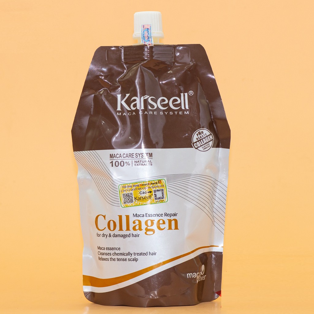 Kem Ủ Tóc Maca Essence Repair 500ml Chính Hãng Có Hóa Đơn - Phục Hồi Collagen - bịch 500ML