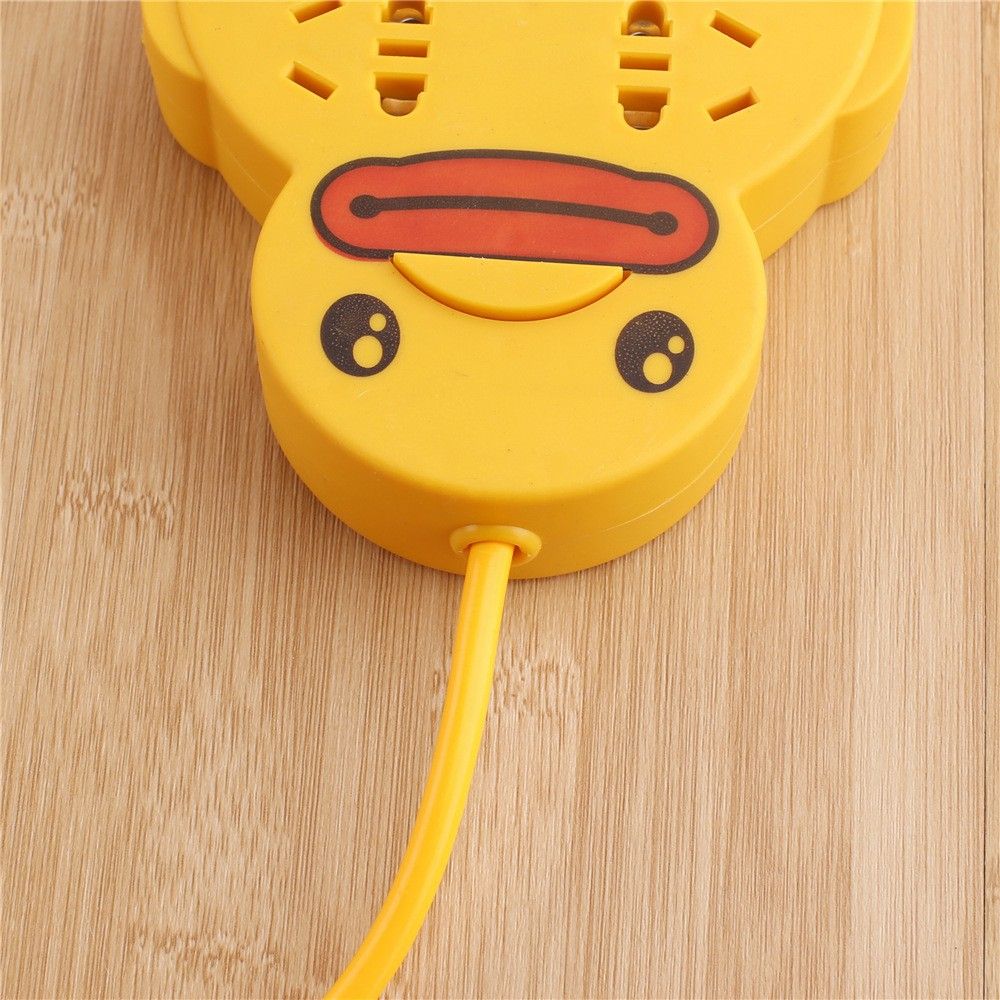 Ổ Điện Vịt Vàng Siêu Cute - Ổ Điện Đa Năng Có Cổng Sạc USB - Ổ Điện Vịt Vàng