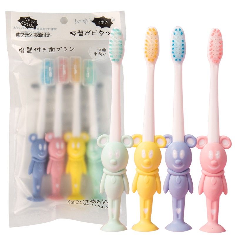 Set 4 Bàn Chải Đánh Răng Trẻ Em Xuất Nhật MS778 -[THÙNG 288]
