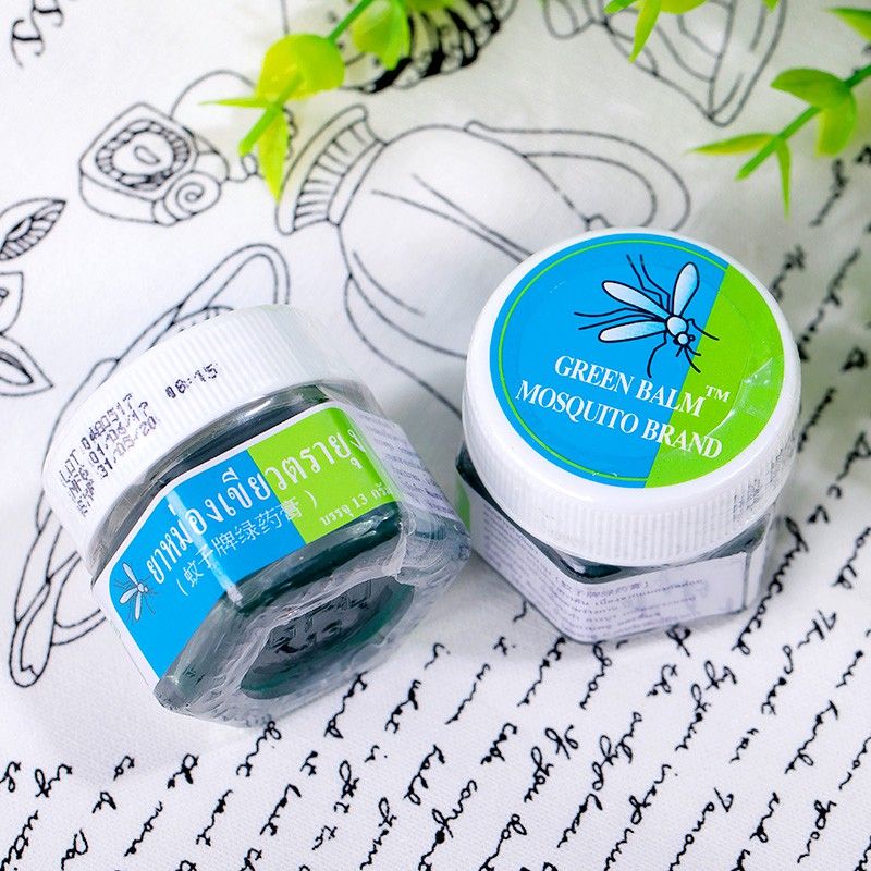 Cao Bôi Muỗi GREEN BALM MOSQUITO BRAND THÁI LAN - Dầu Bôi Vết Muỗi Đốt,Côn Trùng Cắn - Chống Muỗi Chống Côn Trùng - Cao Bôi Muỗi