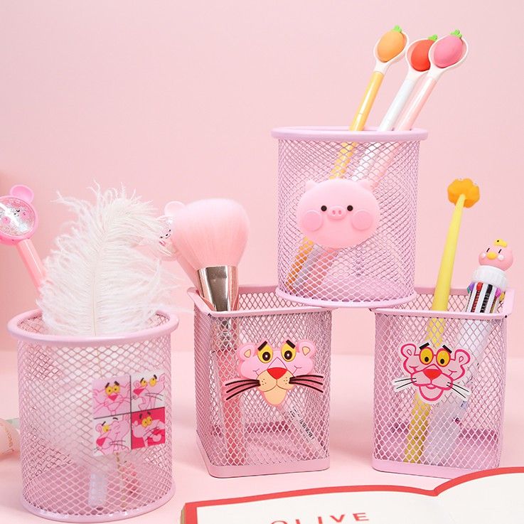 Giỏ Lưới Đựng Bút Đựng Đồ Cute - Giao Mẫu Ngẫu Nhiên - Giỏ Lưới Đựng Bút