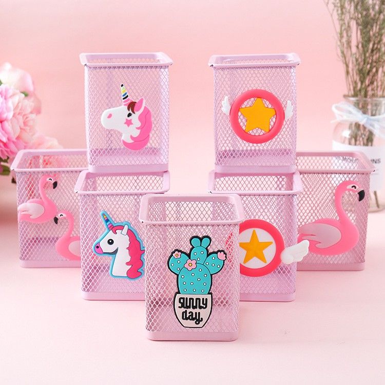 Giỏ Lưới Đựng Bút Đựng Đồ Cute - Giao Mẫu Ngẫu Nhiên - Giỏ Lưới Đựng Bút