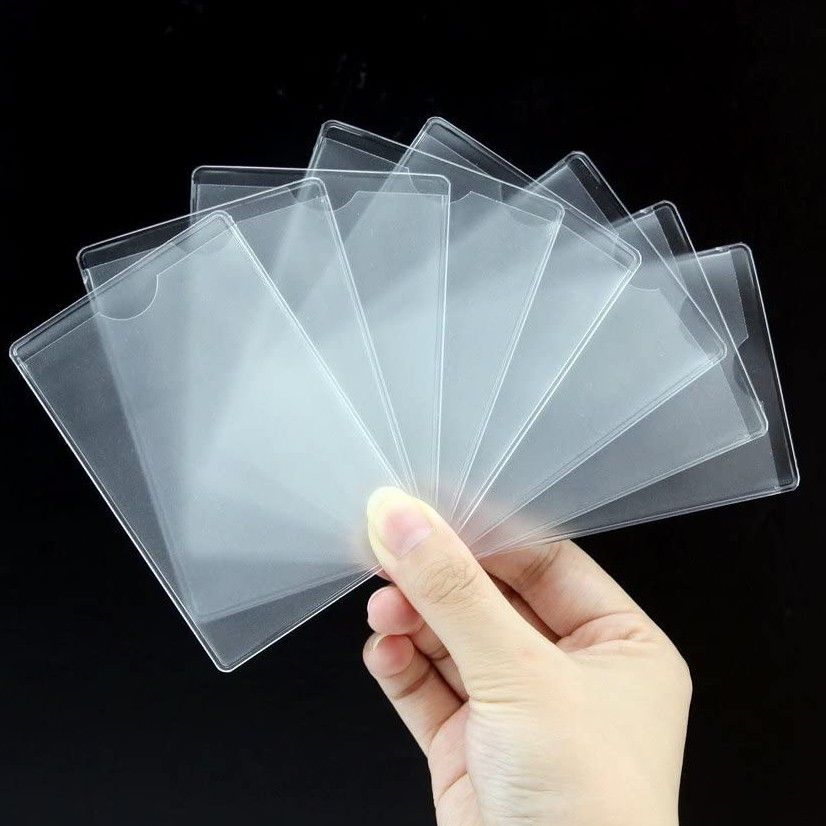 Set 10 Túi Nilon Lụa Mờ Bọc Thẻ Căn Cước - Bằng Lái Xe - Thẻ ATM - Thẻ Sinh Viên .v.v.v - Set 10 Vỏ Bọc