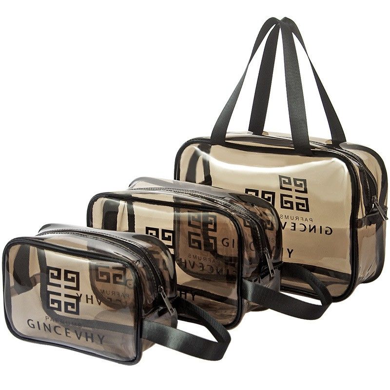 Set 3 Túi Du Lịch Đựng Đồ Có Quai Xách Không Thấm Nước Siêu Đẹp Siêu Chảnh - GIAO MÀU NGẪU NHIÊN