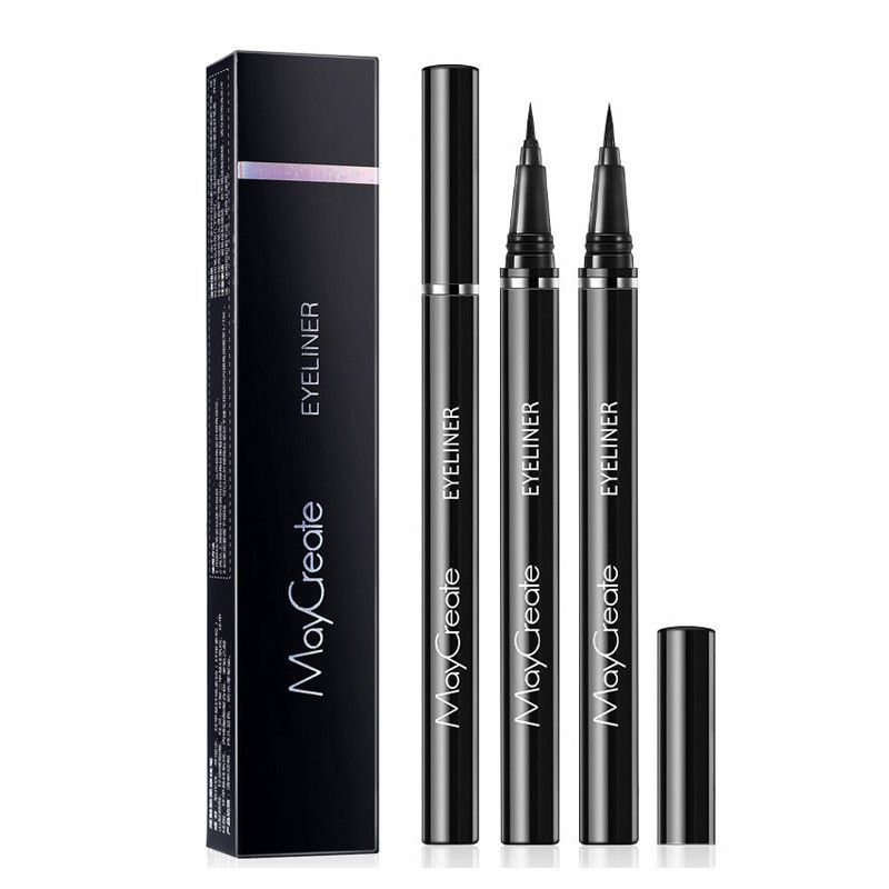 Bút Kẻ Mắt MayCreate - Kẻ Mắt Nét Nhỏ Nhanh Khô Không Trôi Không Lem - Eyeliner L1008 - Vỏ Màu Ngẫu Nhiên
