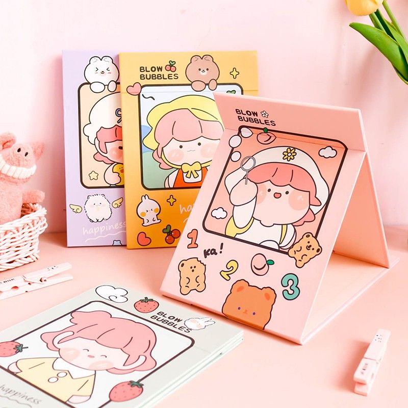 Gương Giấy Để Bàn Cute Sang Chảnh Gấp Gọn - Gương Cute - Gương Cute Để Bàn
