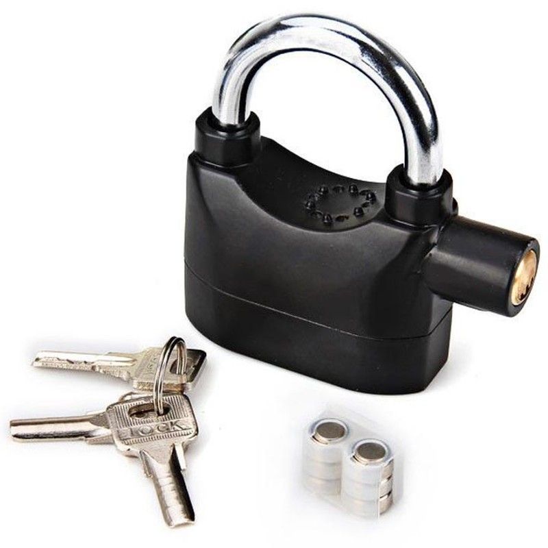 Khóa Chống Trộm Còi Kêu To Alarm Lock - Chống Cưa Chống Cắt - Khóa Chống Trộm
