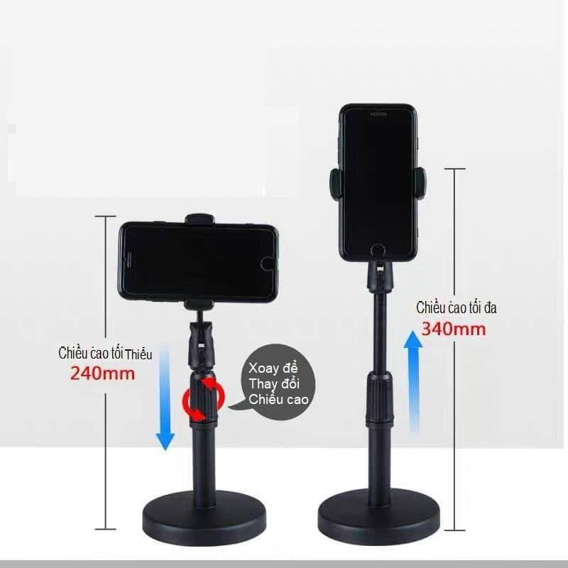 Giá Đỡ Điện Thoại L8 - Livestream,xem phim,giải trí - Quay 360 độ Tự Do Điều Chỉnh - Giá Đỡ ĐT Để Bàn