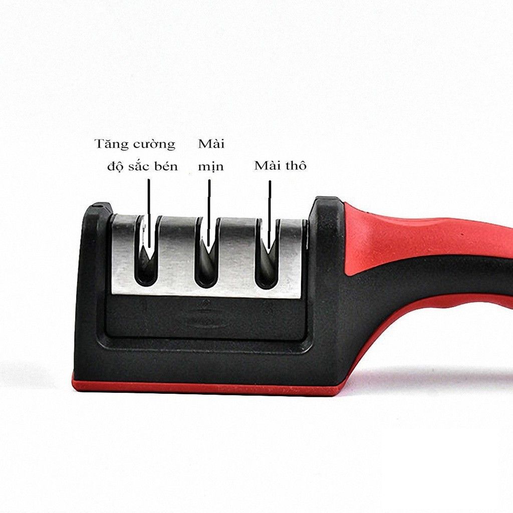 Dụng Cụ Mài Dao 3 Rãnh - Đá Mài Dao Tiện Dụng - Mài Dao 3 Rãnh