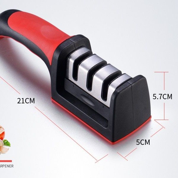 Dụng Cụ Mài Dao 3 Rãnh - Đá Mài Dao Tiện Dụng - Mài Dao 3 Rãnh