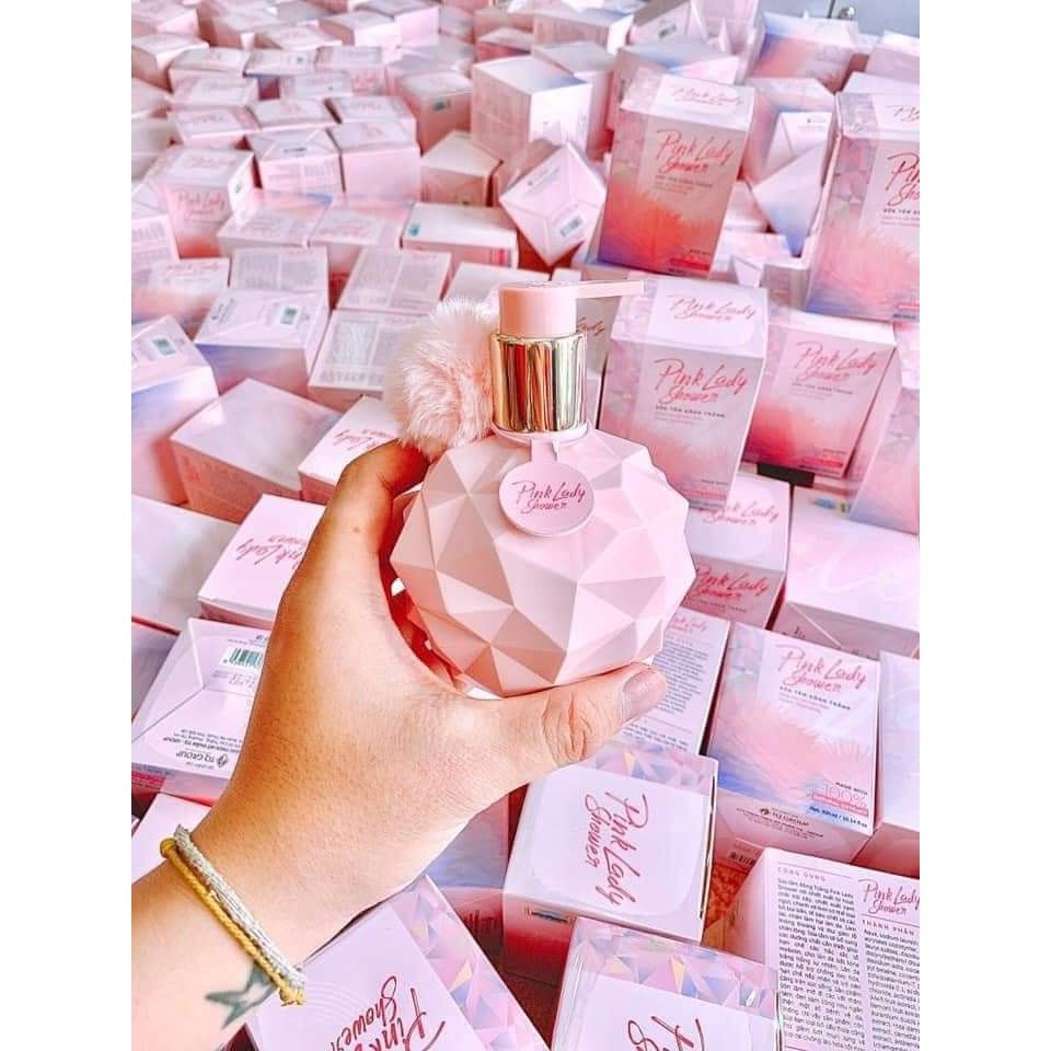 Sữa Tắm Xông Trắng Pink Lady - Hàng Việt Nam Chất Lượng Cao - Sữa Tắm Pink Lady