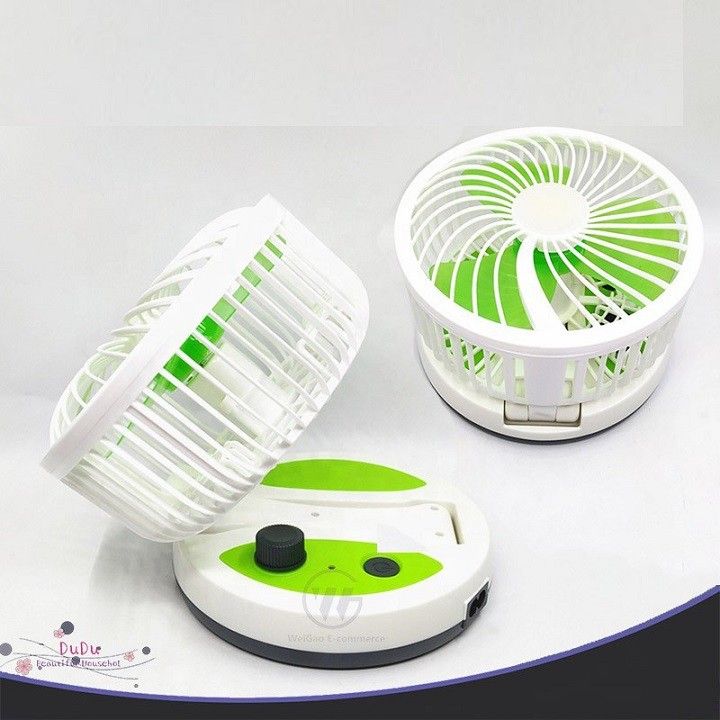 Quạt Tích Điện Gấp Gọn Có Đèn LED KC-5811 - Quạt KC5811